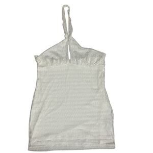 H&M Divided White Lace Halter Bodycon Dress Size‎ XL